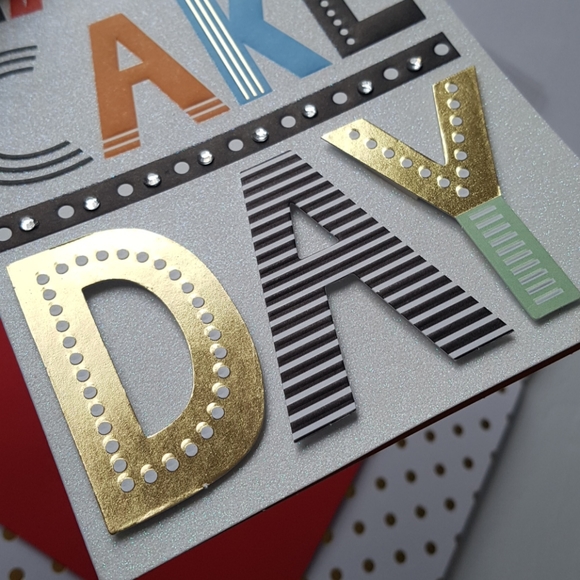 C R Gibson Luxury Card Happy Cake Day - Picture 11 of 15